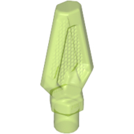 Lego Weapon Pike / Spear Tip with Bar / Trans-Bright Green