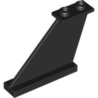 Lego Wing, Tail 4 x 1 x 3 / Black