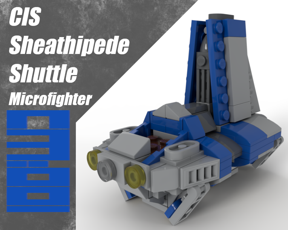 Lego CIS Sheathipede Shuttle Microfighter