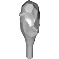 Lego Weapon Club Small, Spikes (Caveman) / Light Bluish Gray