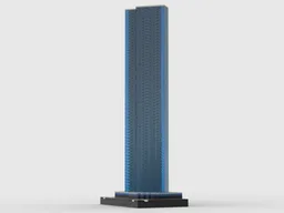 One Manhattan Square at 1/650th Scale