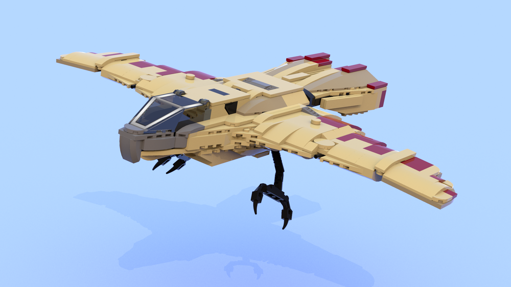 Lego Buck Rogers Hawk Fighter (Warhawk)