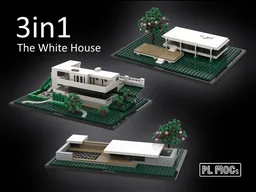 3in1 21054 The White House Alternative Builds
