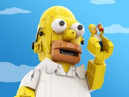 Upscaled Minifigure Homer