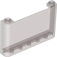 Lego Windscreen 1 x 6 x 3 / Trans-Brown