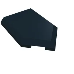 Tile Special 2 x 3 Pentagonal / Black