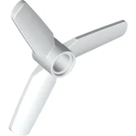 Propeller 3 Blades 5 Diameter, Pin Hole / White