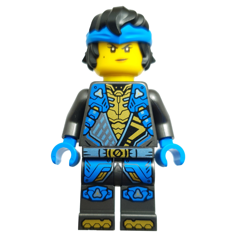 Lego Nya, Pearl Titanium Outfit, Hair