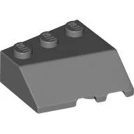 Brick Wedged, Sloped 45° 3 x 3 Left / Dark Bluish Gray