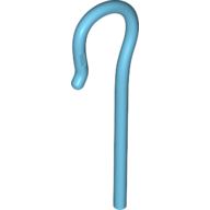 Lego Equipment Shepherd's Crook / Staff / Medium Azure