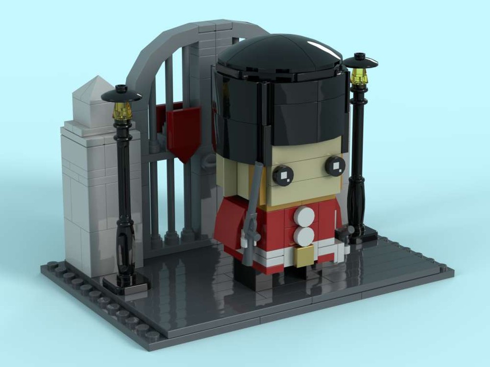 Lego Brick-built Warrior: Royal Guard