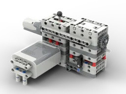 Gearbox with four gears and neutral.