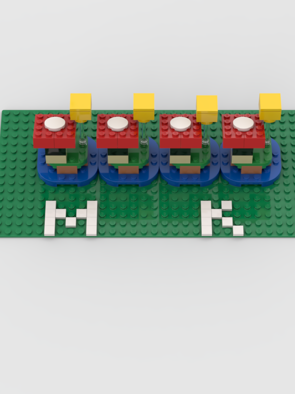 Lego The 4 Mushrooms