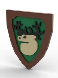 Brick-Built Forestmen Shield