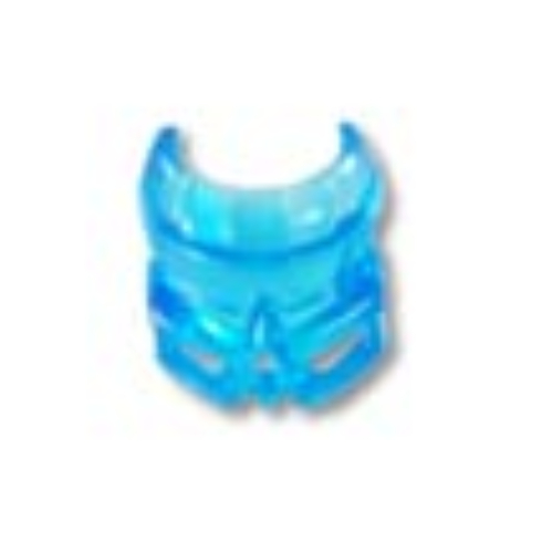 Lego Pen Bead, Bionicle Mask, Kanohi Kaukau / Trans-Light Blue