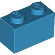 Brick 1 x 2 / Dark Azure