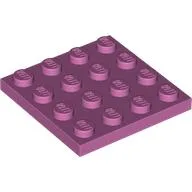 Plate 4 x 4 / Medium Dark Pink