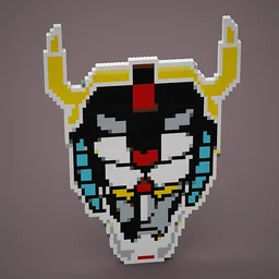 VOLTRON Pixelart MOC