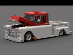 1957 Apache in Red/White