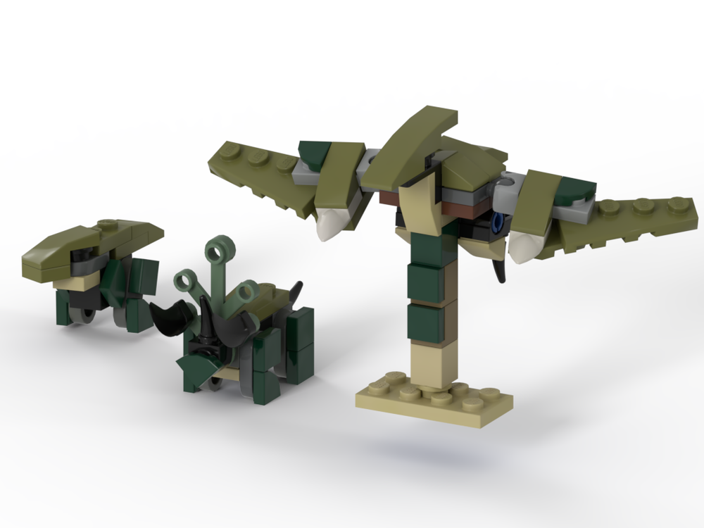 Lego Miny dinosaurs from 31151