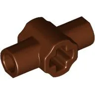 Large Figure Weapon Lightsaber Hilt with Axle Hole and Two Bar Holders / Reddish Brown