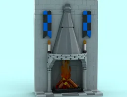Old Stone Fireplace