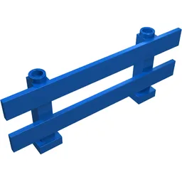 Fence 1 x 8 x 2 2/3 / Blue