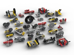 All Lego Gear Ratios from 1:1 - 20:1