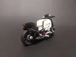 Small Motorcycle (white)