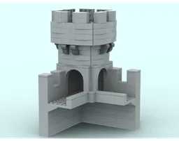 Battlement Corner Tower