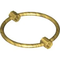 Bar, Ring 7L Diameter, with 2 Axle Connectors / Pearl Gold
