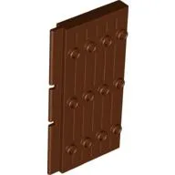 Door 1 x 5 x 7 1/2 Stockade / Reddish Brown