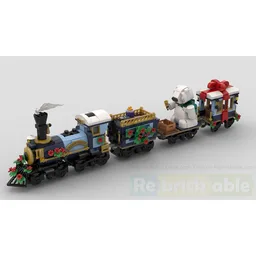 10361 Holiday Express Train motorized with Power Function and improved