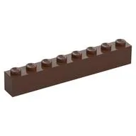 Brick 1 x 8 / Brown