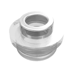 Plate Round 1 x 1 with Open Stud / Trans-Clear