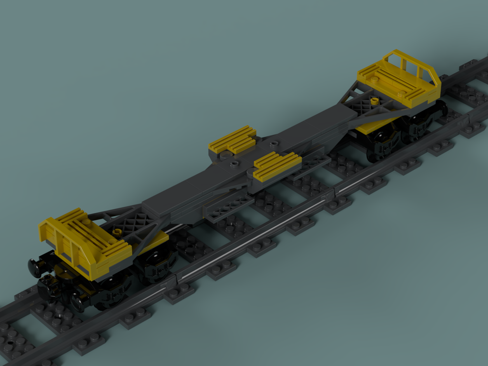 Lego Stretched 7939-1 rail container truck