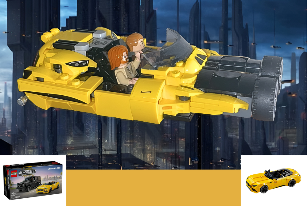 Lego 76924 Mercedes XJ-6 Airspeeder (AOTC Zam Wesell Chase)