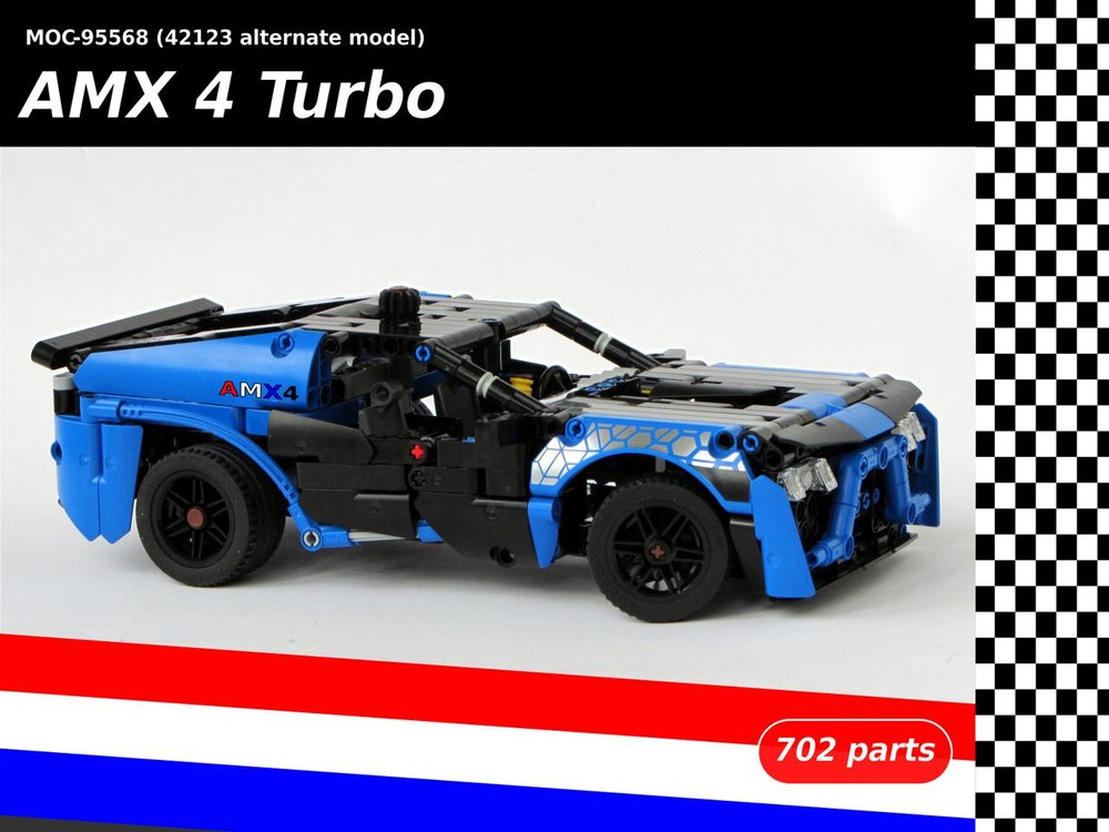 Lego 42123 alternate - AMX 4 Turbo