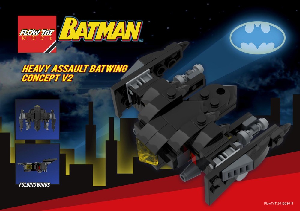 Lego Heavy Assault Batwing Concept v2