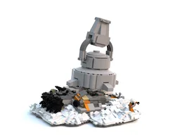 MOC "SnowSpeeder Crash"