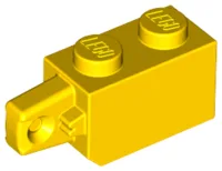 Hinge Brick 1 x 2 Locking with 1 Finger Vertical End
