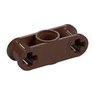 Lego Technic Axle and Pin Connector Perpendicular 3L with Centre Pin Hole / Brown
