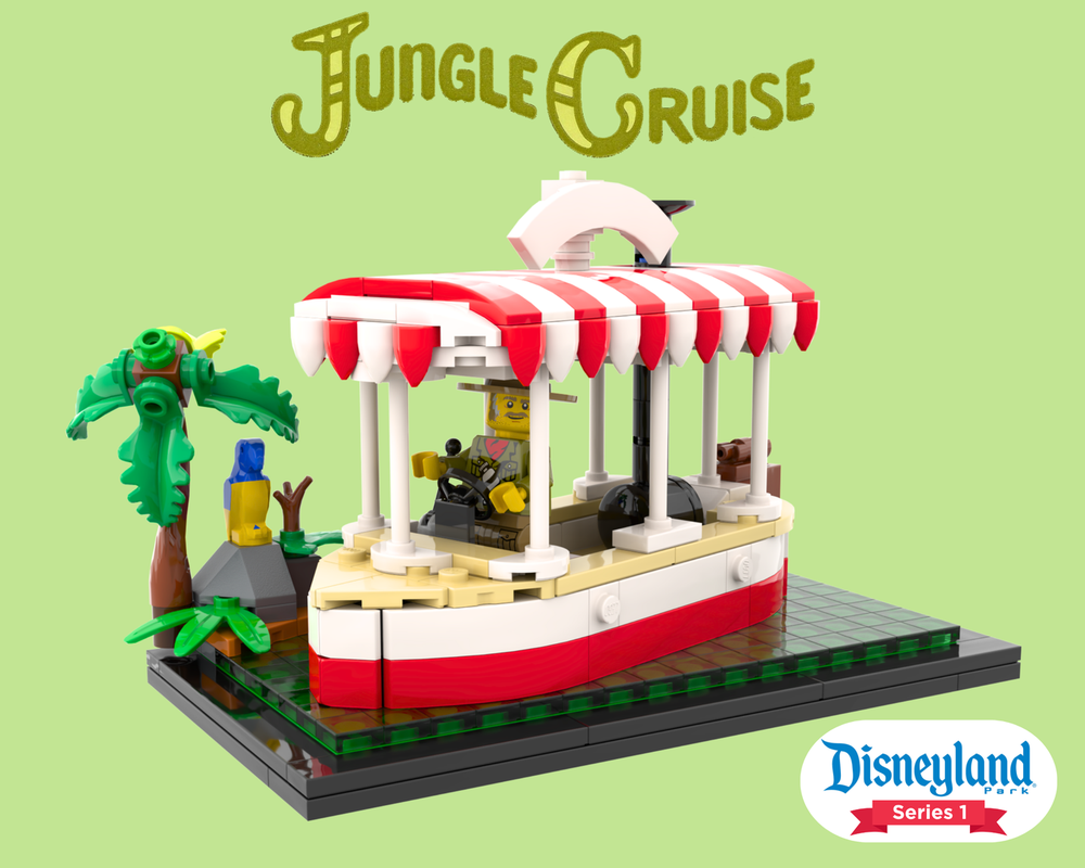 Lego Jungle Cruise inspired building instructions, Collectible attractions Series 1