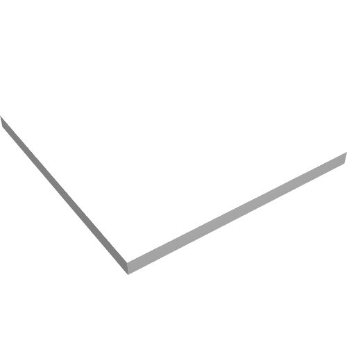 Lego Tile 6 x 6 with Central Bottom Tube / White