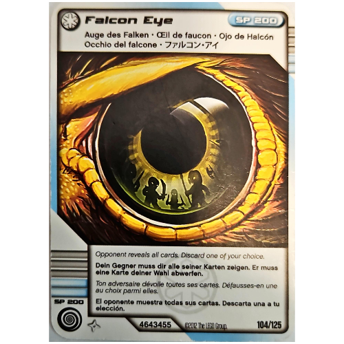 Lego Trading Card, Ninjago Deck #2: 104 - Falcon Eye - International Version / [No Color/Any Color]