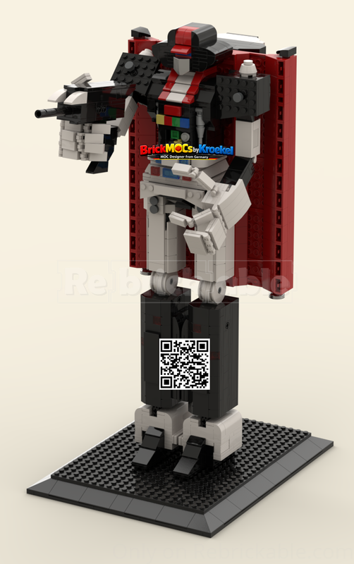Lego Ramrod in robot mode – Your Saber Rider MOC