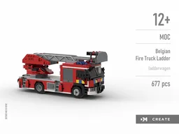Belgian Fire Truck ladder (Brandweer ladderwagen)