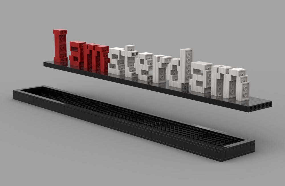 Lego I AMSTERDAM Landmark – Iconic Big Letters Architecture