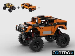 Hummer 42126 + 42099 Alternative Design 4X4 with RC (control+)