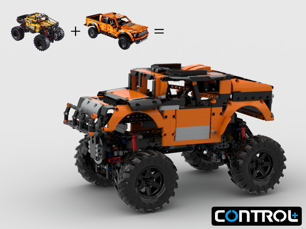 Lego Hummer 42126 + 42099 Alternative Design 4X4 with RC (control+)